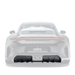 PORSCHE 992.2 GT3 TOURING PREPREG CARBON FIBER REAR DIFFUSER photo 1