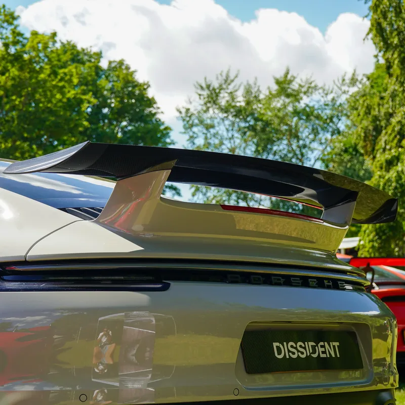 ปีกหลัง Fixed Rear Wing Blade คาร์บอน สำหรับ Porsche 992.2
