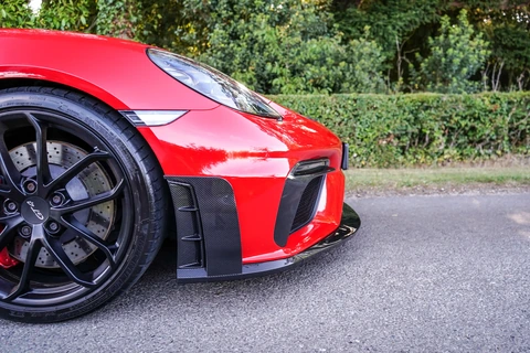 แอร์เคิร์เทนหน้า GT4 สเปก Road DISSIDENT สำหรับ Porsche 718 GT4 / Spyder 4
