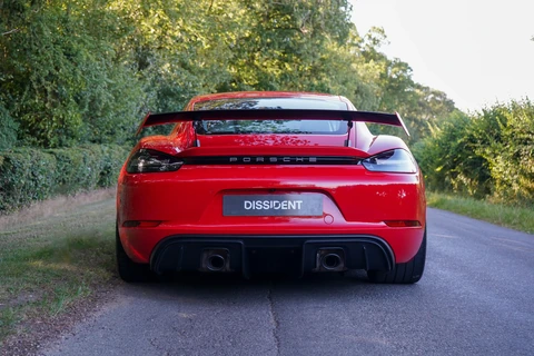 ปีกหลัง (รวมแผ่นปิดปลายปีก) DISSIDENT สำหรับ Porsche 718 GT4 / Spyder 4