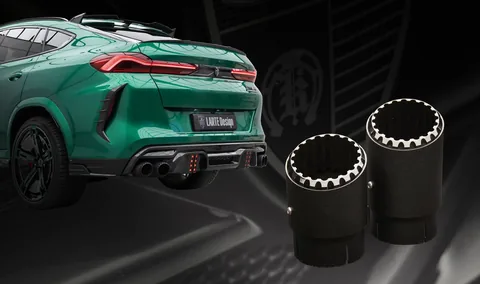 Twin Exhaust Tips BMW X6 M Competition F96 LCI