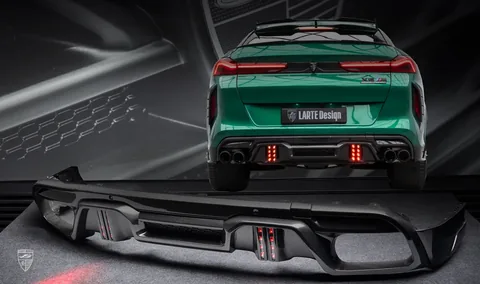 Rear Diffuser BMW X6 M Competition F96 LCI