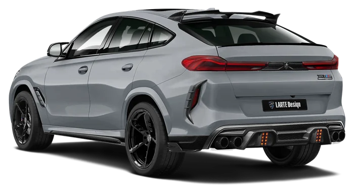BMW X6 M Competition F96 LCI — With kit · rear