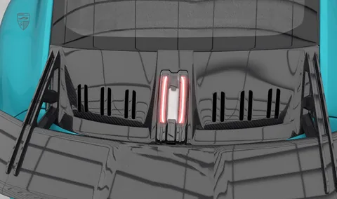 Rear Engine Grille 1