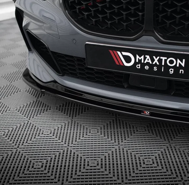 Maxton Design front splitter under a BMW front bumper