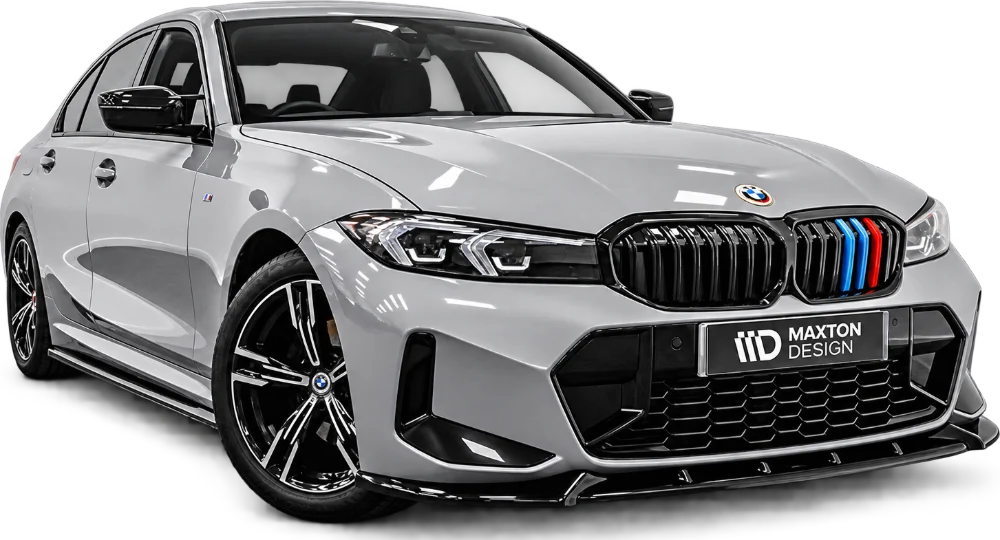 BMW 3 Series with an OEM+ style Maxton Design front splitter