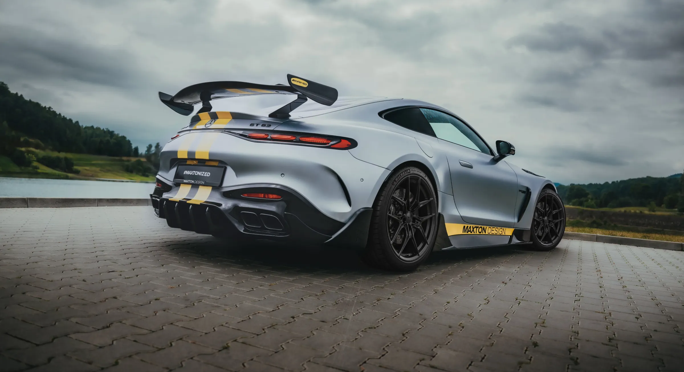 Mercedes-AMG GT 63 fitted with a Maxton Design body kit