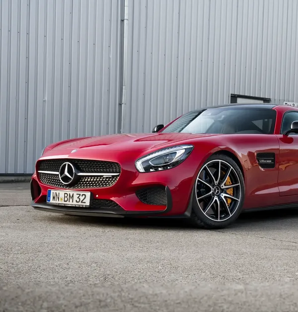 Mercedes-AMG GT สีแดง ติดตั้งชุดแต่ง PERFORMMASTER AERSPHERE