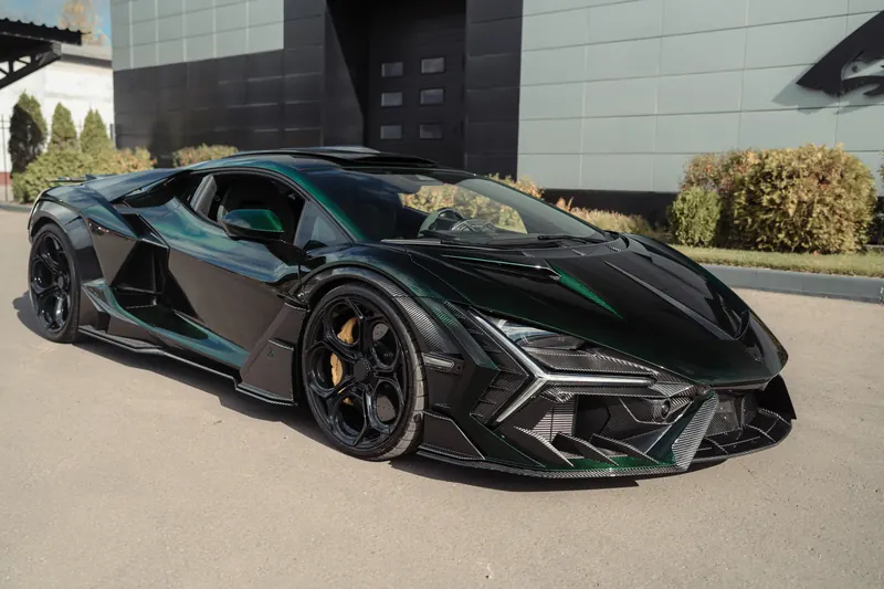 Lamborghini Revuelto with TOPCAR DESIGN R’Evo body kit — Front three-quarter view