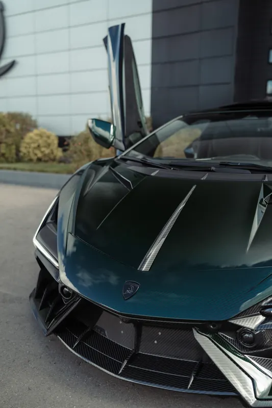 Lamborghini Revuelto with TOPCAR DESIGN R’Evo body kit — Carbon front hood