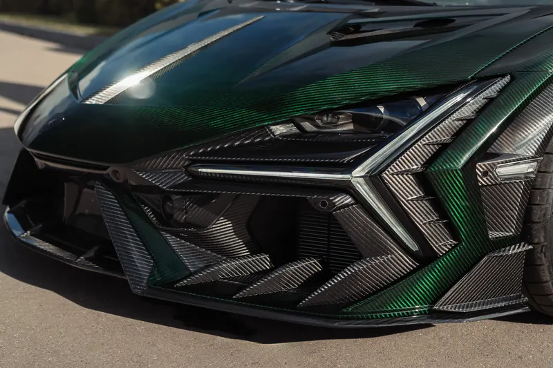 Lamborghini Revuelto with TOPCAR DESIGN R’Evo body kit — Headlights and front bumper
