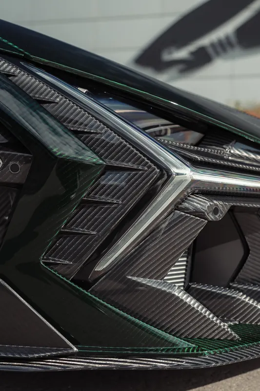 Lamborghini Revuelto with TOPCAR DESIGN R’Evo body kit — Front bumper detail
