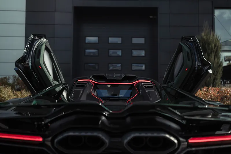 Lamborghini Revuelto with TOPCAR DESIGN R’Evo body kit — Taillights and exhaust