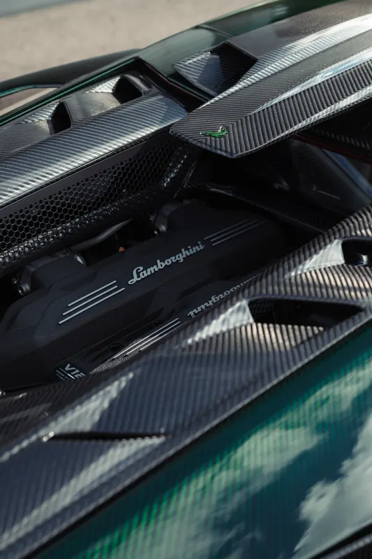 Lamborghini Revuelto with TOPCAR DESIGN R’Evo body kit — Carbon engine cover