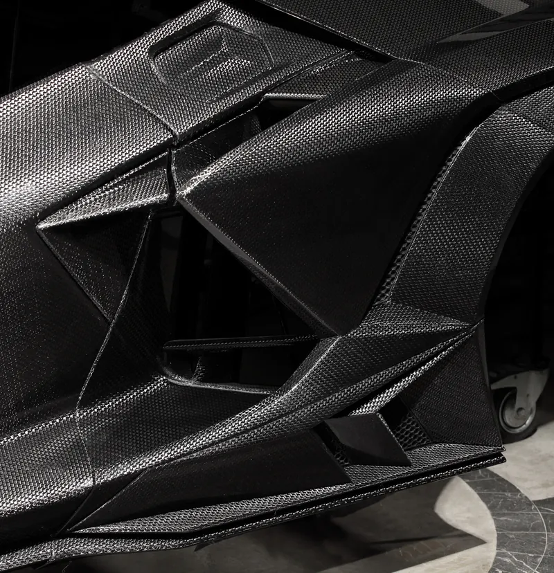Carbon fiber side air intake detail, TOPCAR R’Evo Carbon Edition