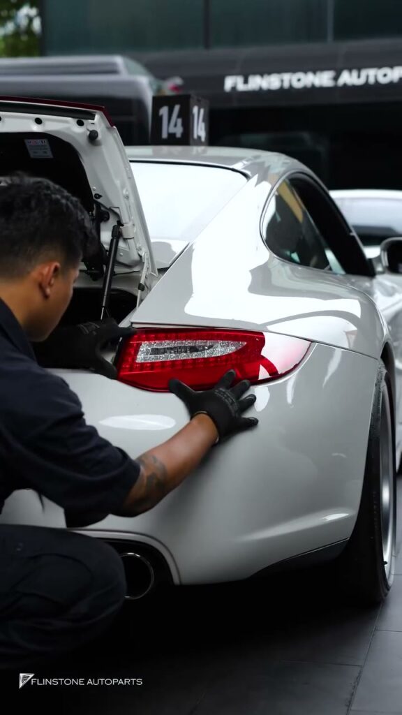 PORSCHE 997 Carrera ติดตั้งไฟหน้าและไฟท้าย อะไหล่แท้จากเยอรมัน 🇩🇪