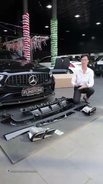 Mercedes CLS53 AMG rear kit fitted AMG GT63 with black exhaust tips thank you for your trust