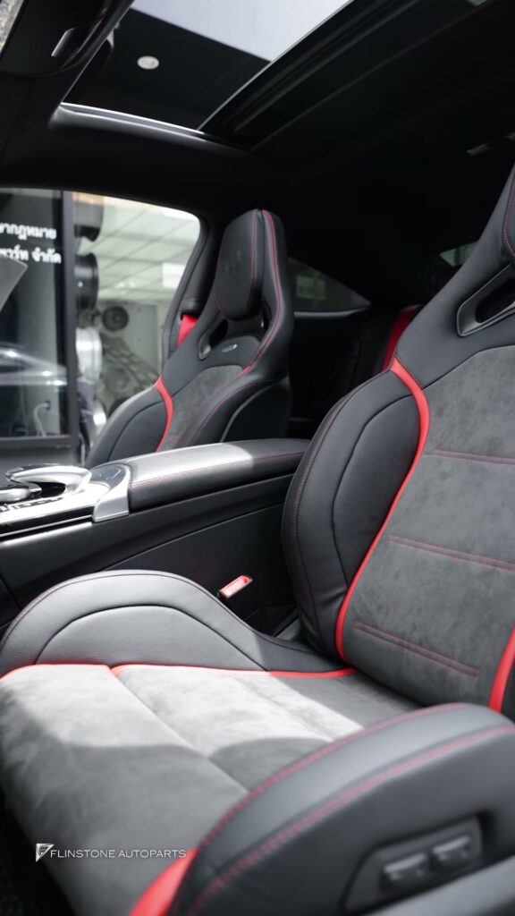 ทำจากเบาะเดิมรถเบนซ์ ได้แบบนี้เลยนะครับ AMG PERFORMANCE SEAT และคันนี้ยังปรับช่วงล่างด้วย KW…