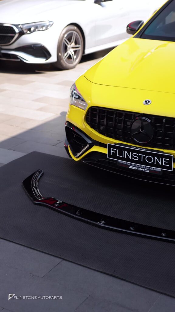 CLA35 AMG WITH MAXTON DESIGN FRONT SPLITTER