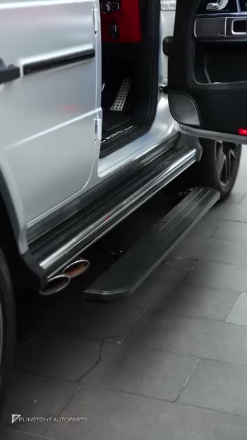บันไดสไลด์แบบใหม่ สำหรับ G63 AMG หรือลูกค้า G400d G350d ที่ติดตั้งปลายท่อมา