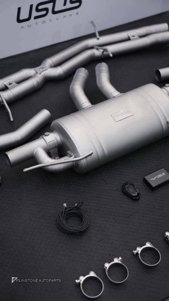 听品牌钛合金排气声浪 USUS Exhaust，适用于 NEW PORSCHE Cayenne Coupe…