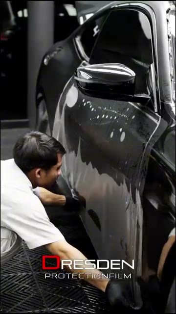full-car clear paint protection film inside and out fitted for BMW G22 Series 4