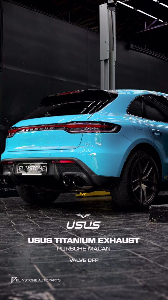 PORSCHE MACAN ติดตั้งชุดท่อ USUS TITANIUM EXHAUST