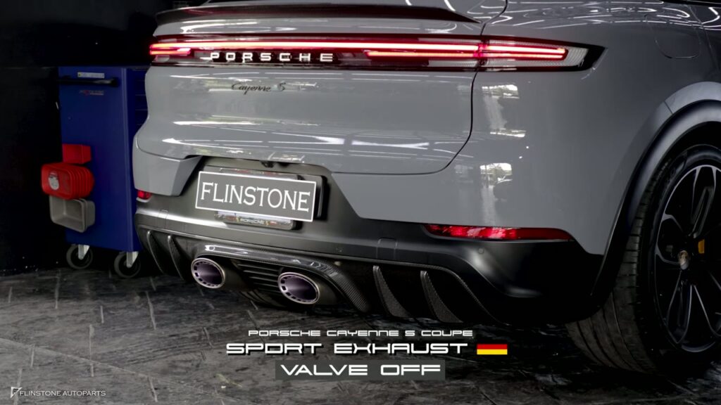 PORSCHE Cayenne S Coupe 安装正品排气系统 Sport Exhaust 🇩🇪 本店安装并刷程序…