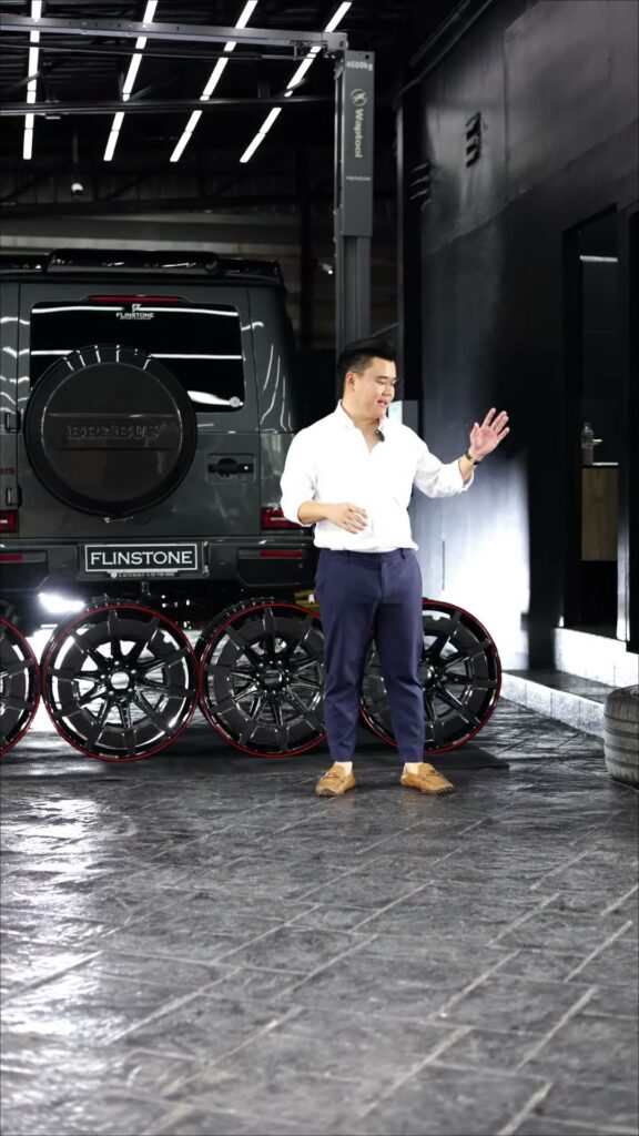 Mercedes G-WAGON ติดตั้งชุดล้อ FORGED สั่งตัดแบบมี Carbon Fiber…