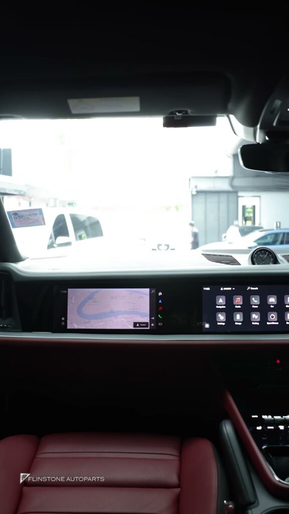 this clip reviews all the functions for NEW PORSCHE Cayenne genuine long screen fitted LED Passenger…