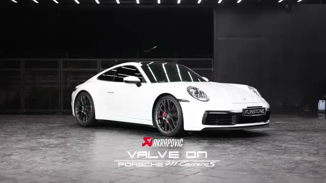 listen after fitting the exhaust AKRAPOVIC for PORSCHE 992 Carrera S