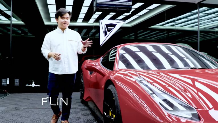 FERRARI 488 ติดฟิล์มใสกันรอยรอบคันและล้อ Custom Forged