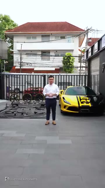 ชุดแต่ง MANSORY พร้อมล้อฟอจสั่งตัด USUS Forged สำหรับ ferrari F8 Spider ⚫️