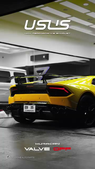ฟังเสียงชุดท่อไทเทเนียม USUS EXHUAST สำหรับ Lamborghini Huracan LP610-4