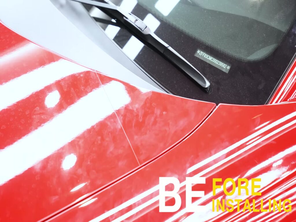 ติดฟิล์มใสกันรอยรอบคันทั้งภายนอกและภายในสำหรับ Ferrari 812 Superfast…