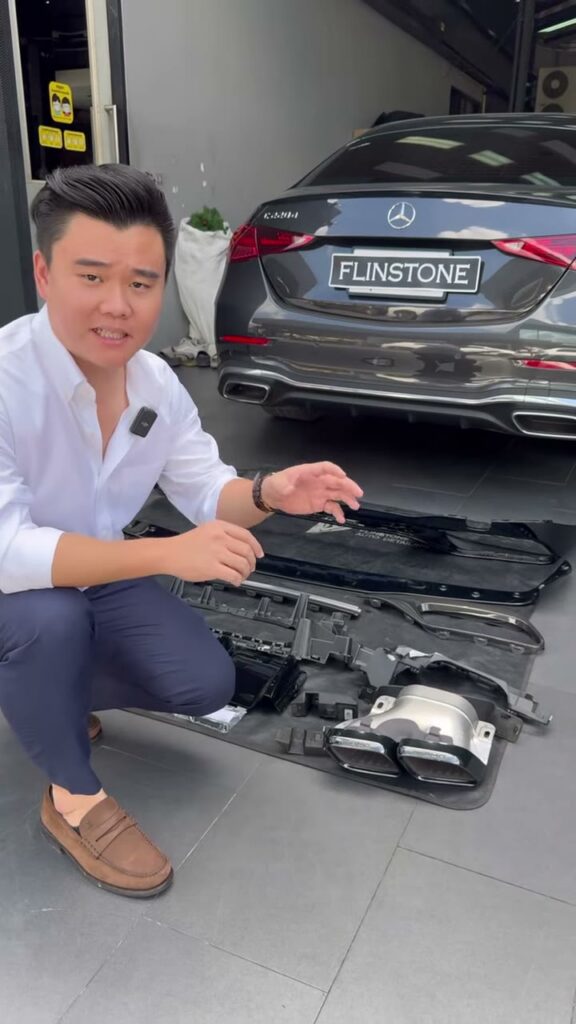 GENUINE W206 C63 se PERFORMANCE CARBON REAR DIFFUSER 💯🇩🇪 ชุดท้ายของแท้จากเยอรมัน…