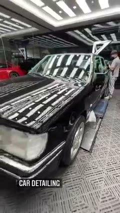 Car Detailing 💯 ขัดปรับสภาพสีผิวรถยนต์ คันนี้ Mercedes Benz W124 กว่า 20 ปี…