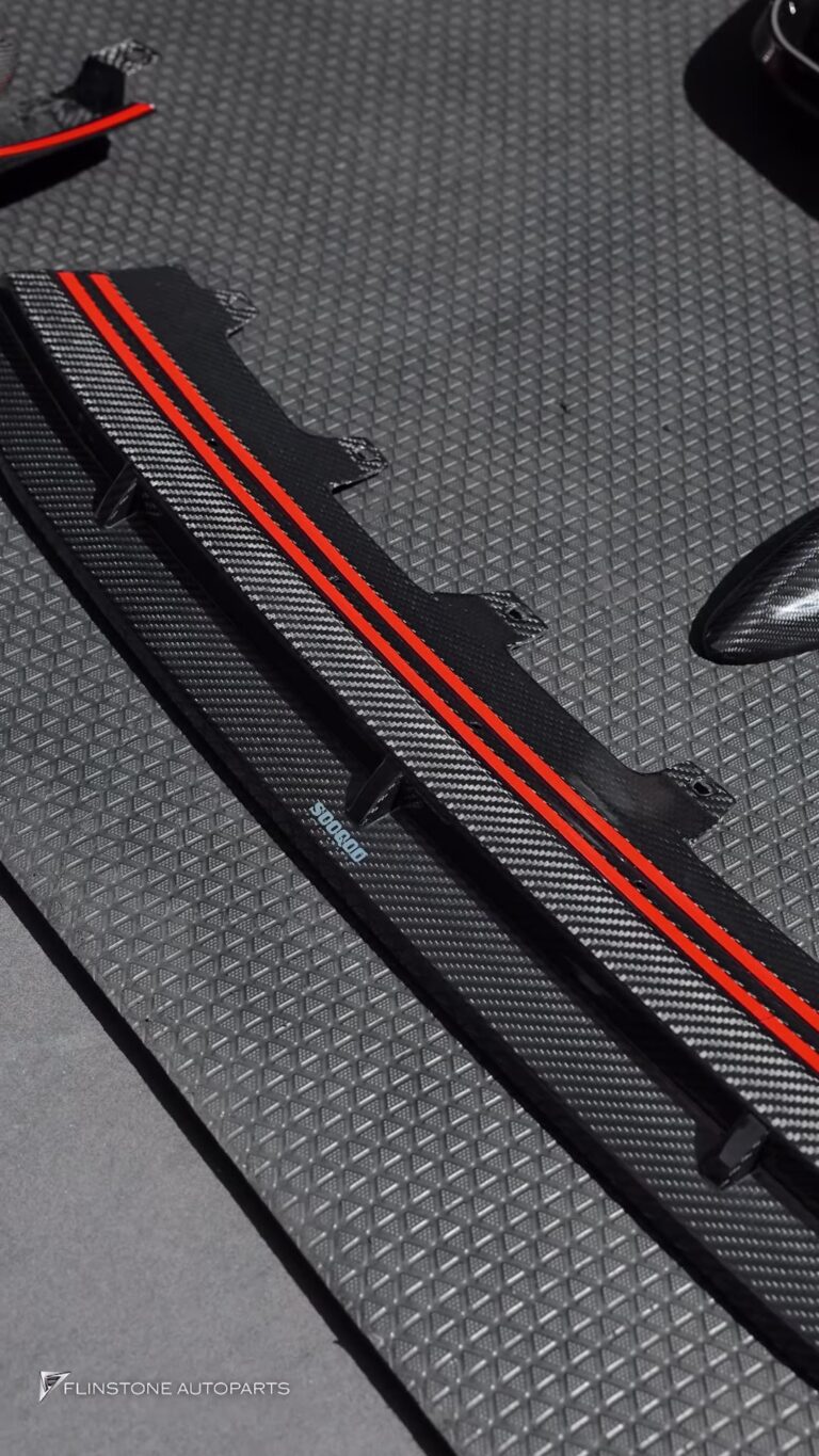 BMW X4 G02 LCI genuine fitted SOOQOO Front Lip shark fin carbon parts+Exhaust Tips…