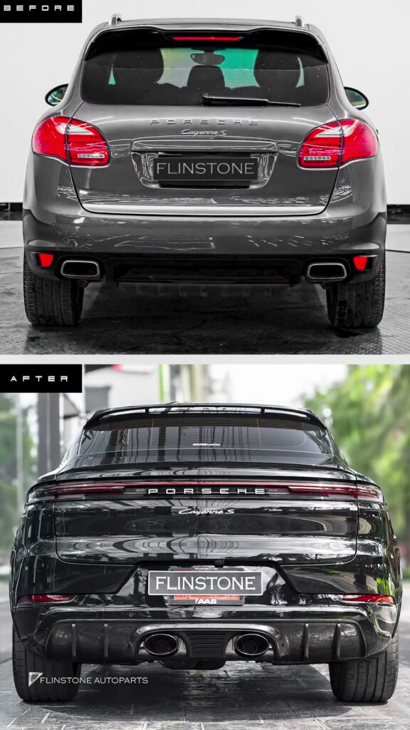 another big build PORSCHE CAYENNE year 2010 in the style of 2025