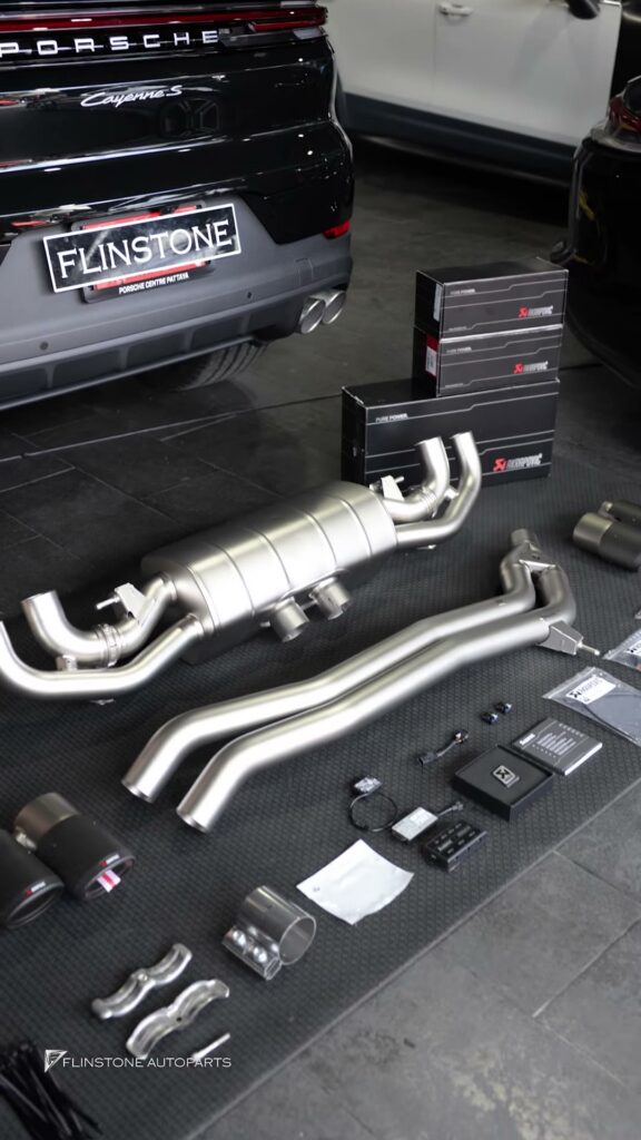 Exhaust System installation AKRAPOVIC and Forged Wheels USUS FORGED WHEEL 🇩🇪 for PORSCHE Cayenne 9Y0.2…