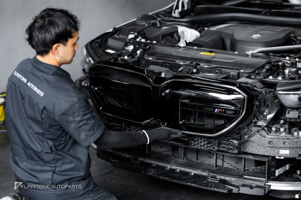 BMW i5 G60 carbon plate frame M Grille LED