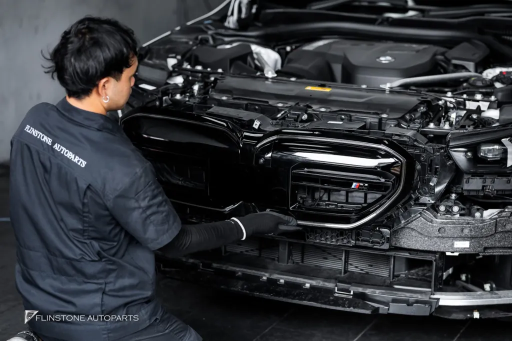 BMW i5 G60 carbon plate frame M Grille LED