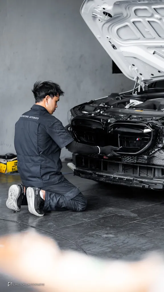 BMW i5 G60 carbon plate frame M Grille LED