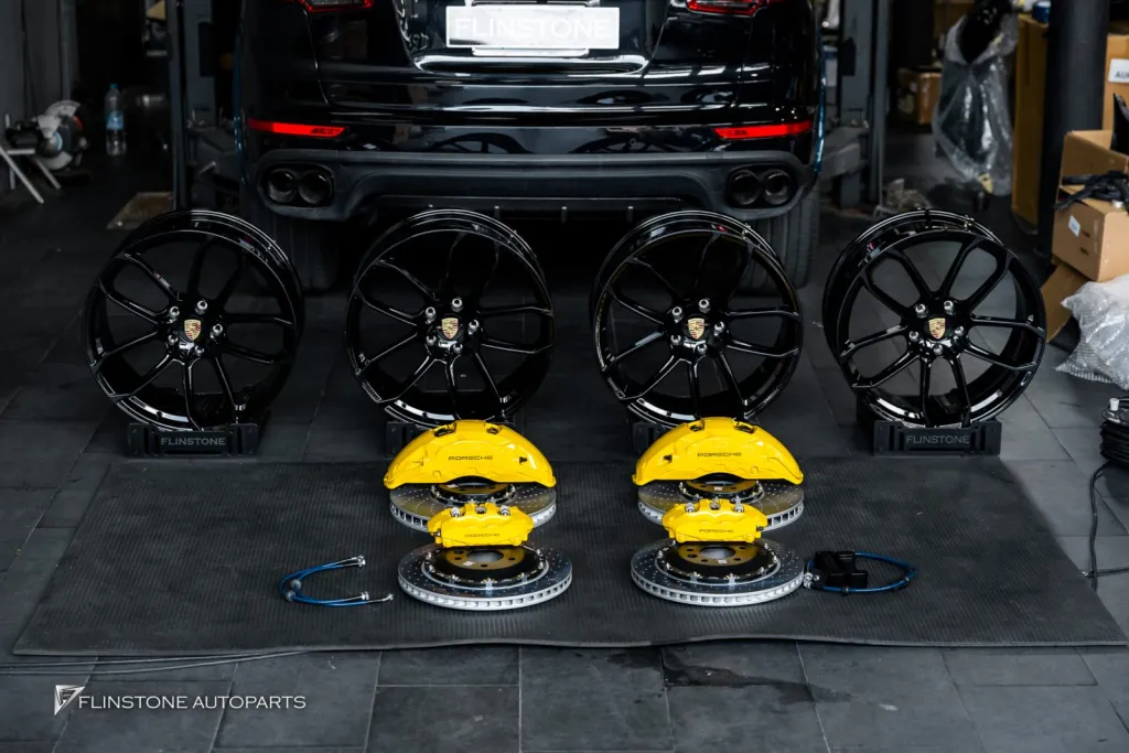 Porsche Cayenne ล้อ เบรค