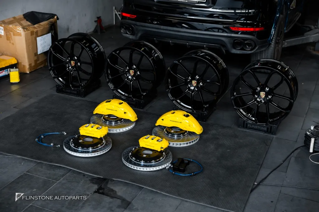 Porsche Cayenne ล้อ เบรค