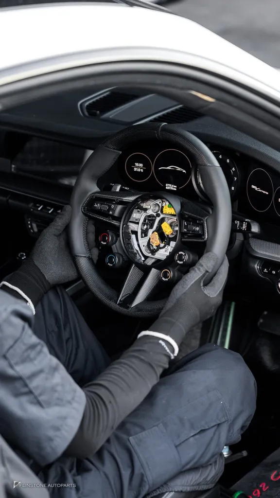 Porsche 992 พวงมาลัย