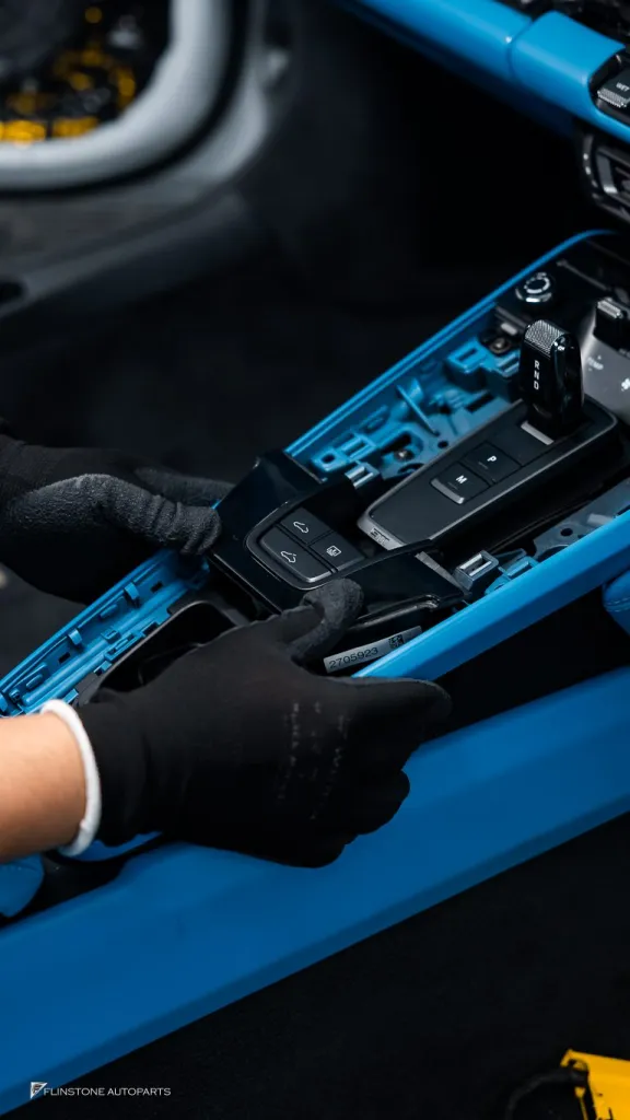 Porsche 992 ภายในฟ้า