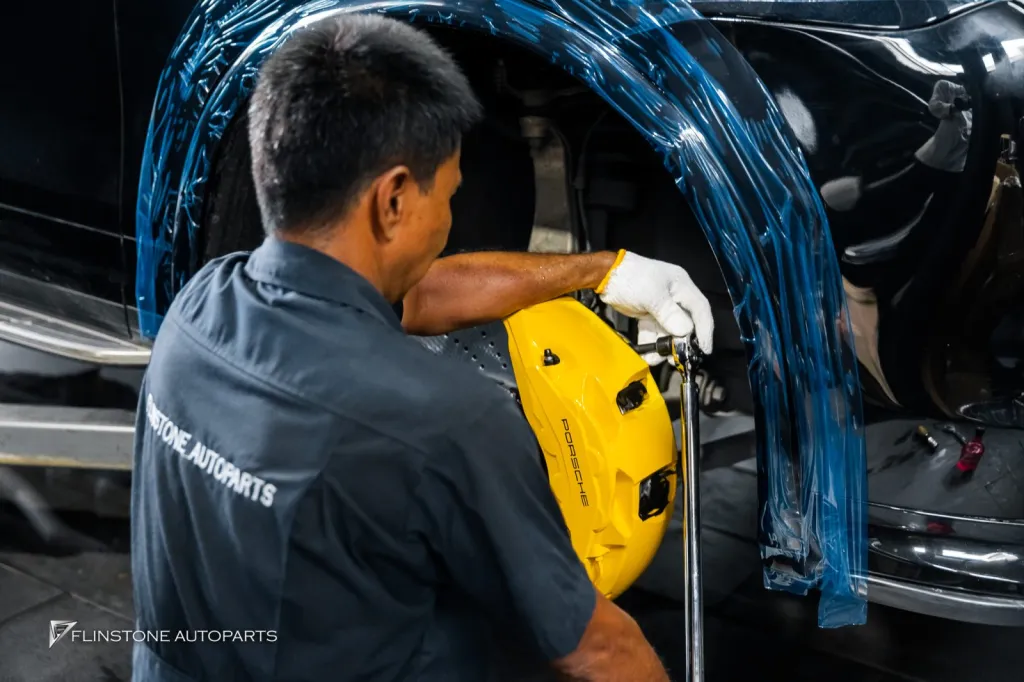 Porsche Cayenne ล้อ เบรค