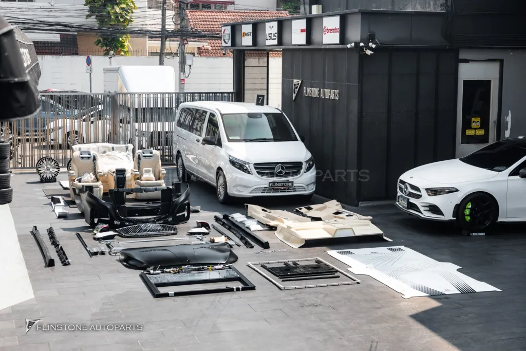 Mercedes Benz Vito ขาว ชุดพาร์ทรอบคัน