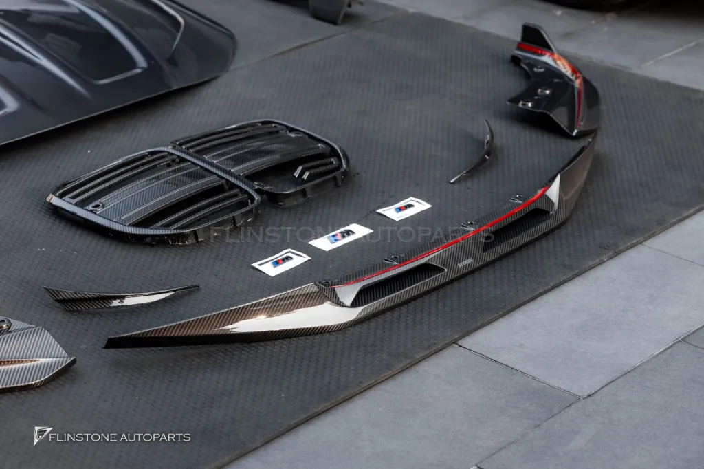 BMW G22 พาร์ทคาร์บอนรอบคัน Sooqoo ฝากระโปรง ท่อ ปลายท่อ